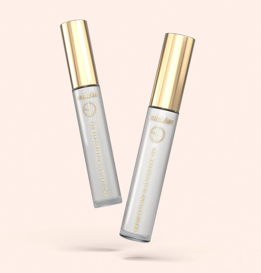 Brow Styling Gel and Brow Lamination aftercare